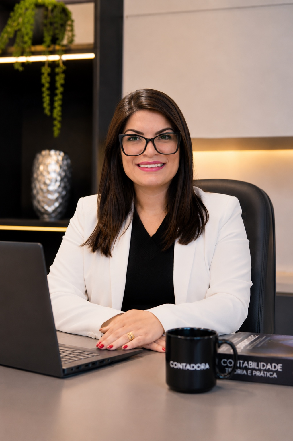Tainá Cavalheiro dos Santos, contadora responsável pela TCS Contabilidade